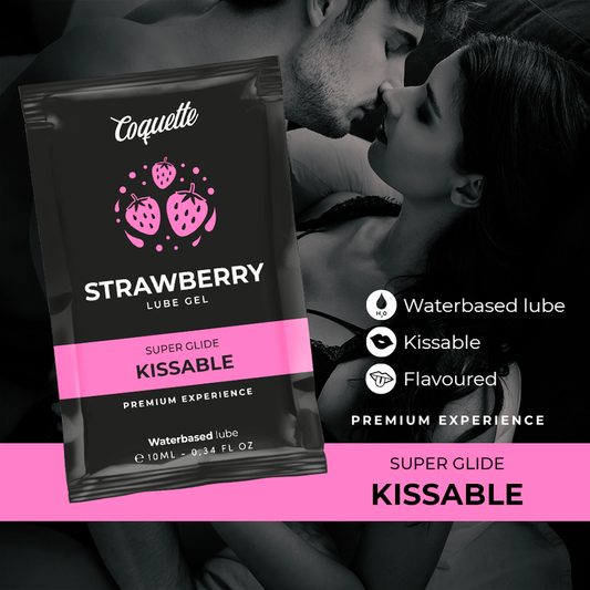 COQUETTE CHIC DESIRE - LUBRIFICANTE COMMESTIBILE A BASE D'ACQUA ALLA FRAGOLA MONODOSE 10 ML