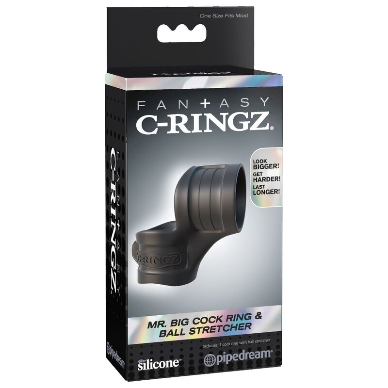FANTASY C-RINGZ - MR. RING ANELLO CON SUPPORTO PER PENE E TESTICOLI