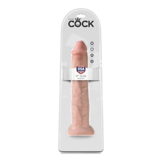 KING COCK - DILDO REALISTICO 33 CM NUDE