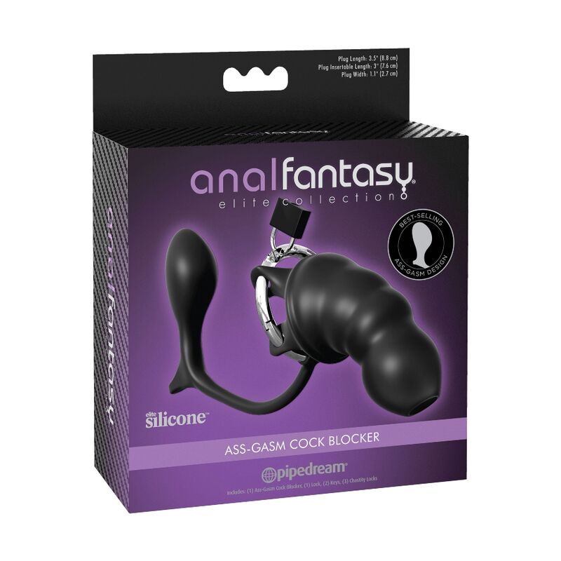 ANAL FANTASY ELITE COLLECTION - ASS-GASM COCK BLOCKER GABBIA DI CASTITA' PENE