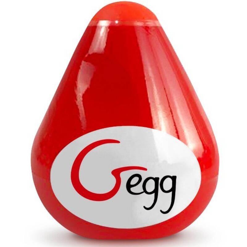 G-VIBE - GEGG OVETTO MASTURBATORE RIUTILIZZABILE TESTURIZZATO ROSSO