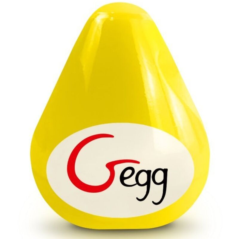 G-VIBE - GEGG OVETTO MASTURBATORE RIUTILIZZABILE TESTURIZZATO GIALLO