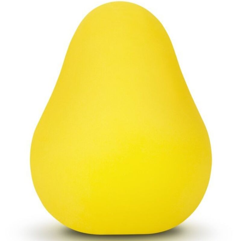 G-VIBE - OVETTO MASTURBATORE RIUTILIZZABILE TESTURIZZATO GIALLO