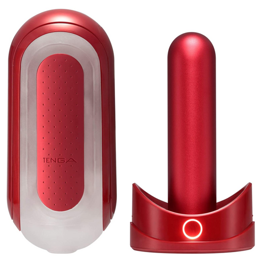 TENGA - MASTURBATORE FLIP 0 ZERO CON RISCALDATORE ROSSO