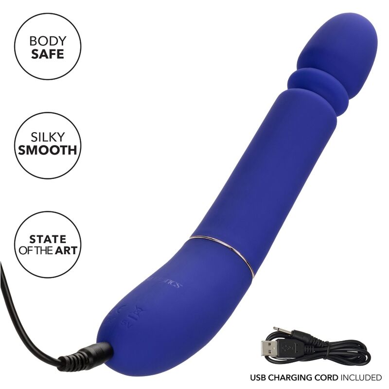 CALEXOTICS - SHAMELESS SLIM THUMPER MASSAGGIATORE BLU