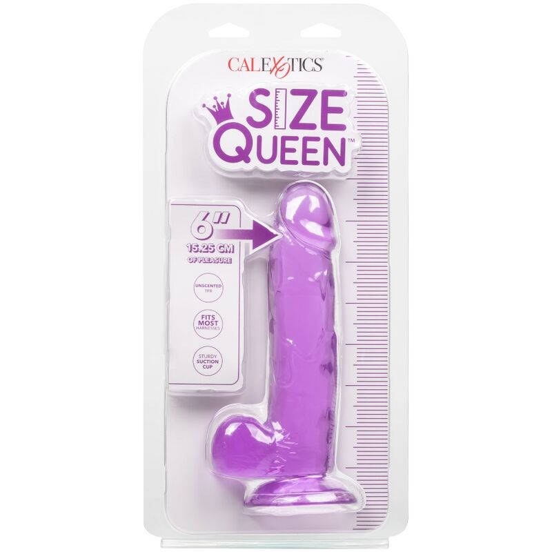 DILDO REALISTICO QUEEN SIZE 15,3 CM VIOLA