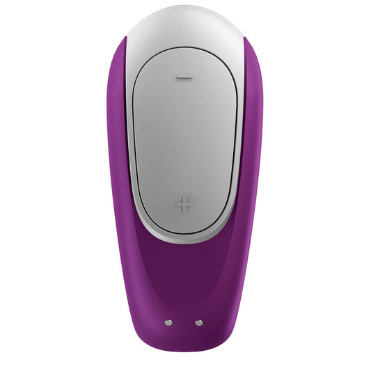 SATISFYER - VIBRATORE DI COPPIA DOUBLE FUN VIOLA