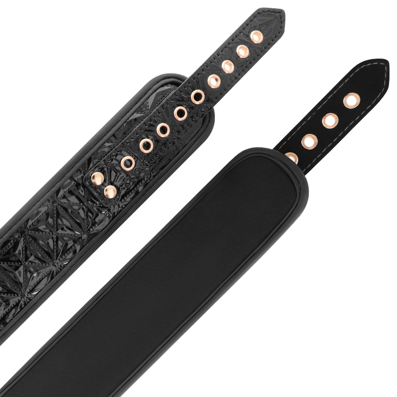 BEGME  BLACK EDITION - COLLARE CON MORSETTI PER CAPEZZOLI CON FODERA IN NEOPRENE