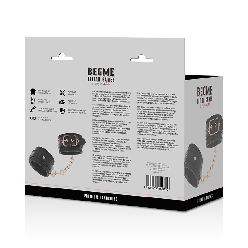BEGME - MANETTE PREMIUM BLACK EDITION CON FODERA IN NEOPRENE