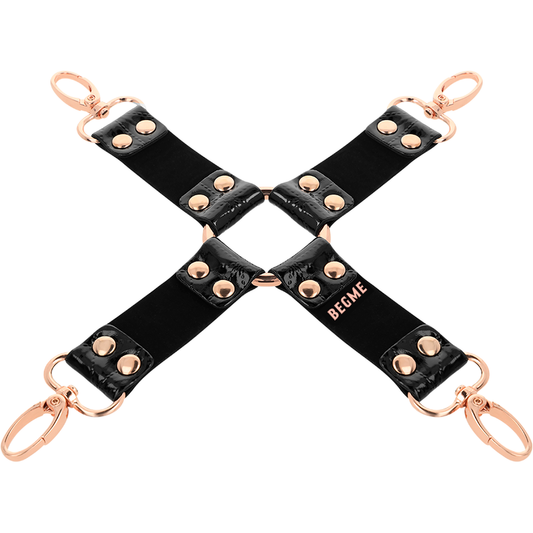 BEGME - BLACK EDITION HOG TIE IN PELLE VEGANA 