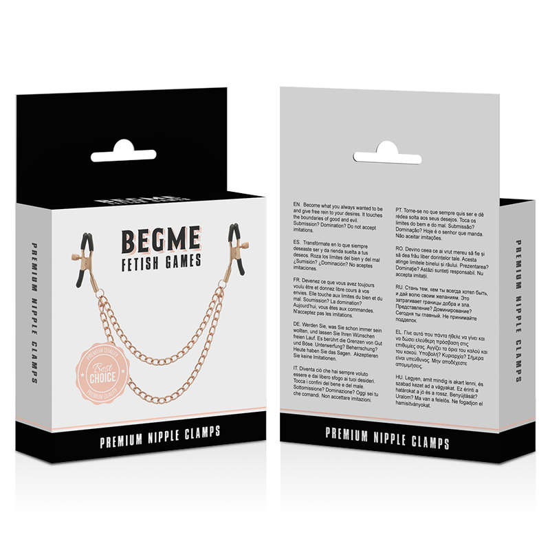 BEGME - BLACK EDITION MORSETTI PER CAPEZZOLI PREMIUM