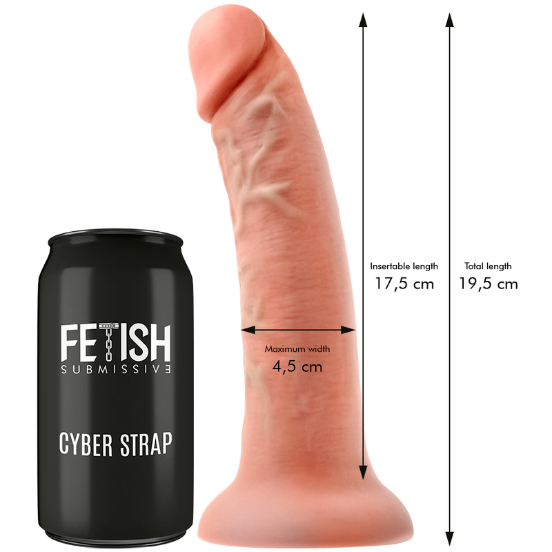 FETISH SUBMISSIVE CYBER STRAP - HARNESS CON DILDO E BULLET TECNOLOGIA WIRELESS WATCHME CON TELECOMANDO MISURA M