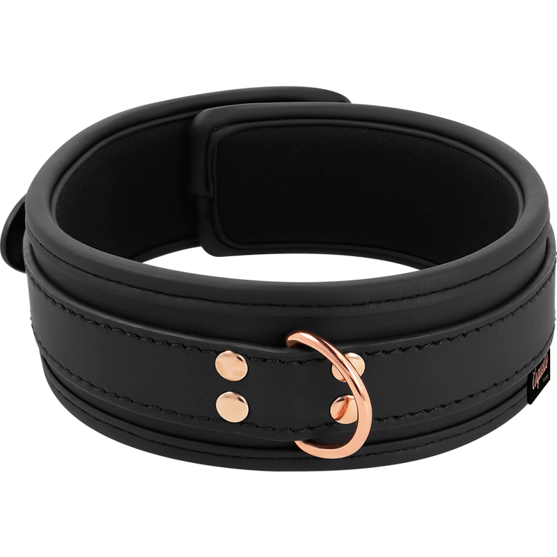 COLLARE NEOPRENE CON CATENA METALLO, GUINZAGLIO REGOLABILE, NICHEL FREE