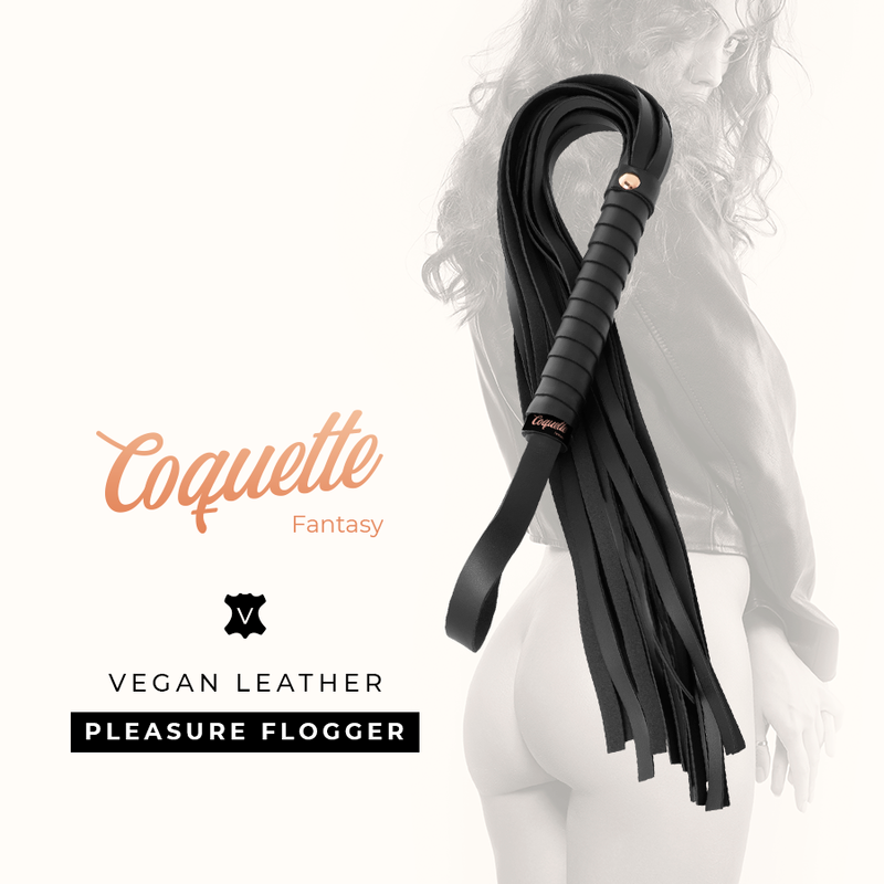 FLOGGER IN PELLE VEGANA, DESIGN FANTASY, IMPUGNATURA ERGONOMICA
