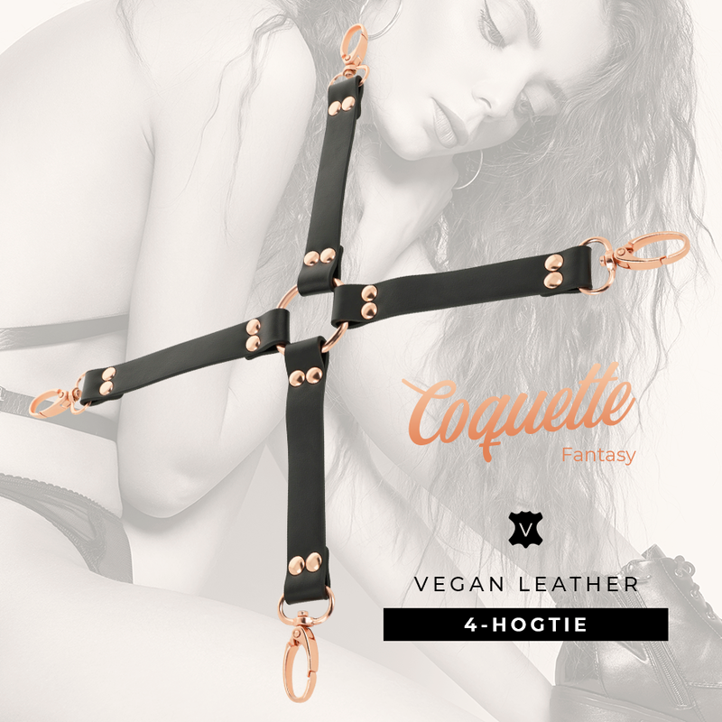 COQUETTE CHIC DESIRE - FANTASY HOG TIE IN PELLE VEGANA