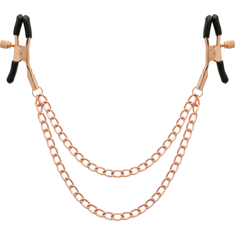 COQUETTE CHIC DESIRE - FANTASY MORSETTI  PER CAPEZZOLI IN METALLO CON CATENA