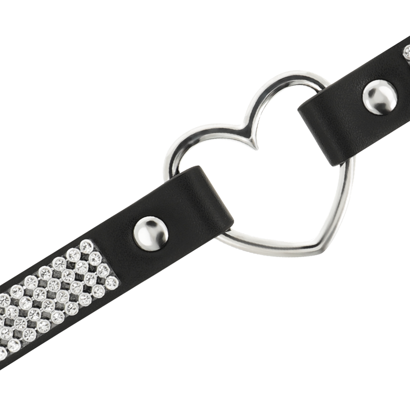 COQUETTE CHIC DESIRE - CHOKER IN PELLE VEGANA CON CUORE