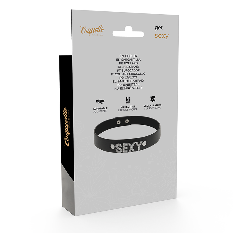 COQUETTE CHIC DESIRE - CHOCKER SEXY IN PELLE VEGANA