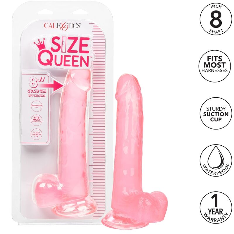 DILDO REALISTICO QUEEN SIZE 20,3 CM ROSA