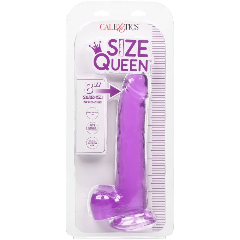 DILDO REALISTICO QUEEN SIZE 20,3 CM VIOLA
