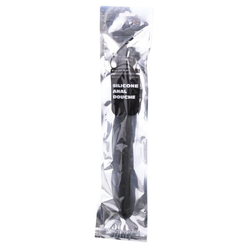 ALL BLACK - DOCCIA ANALE IN SILICONE 27 CM