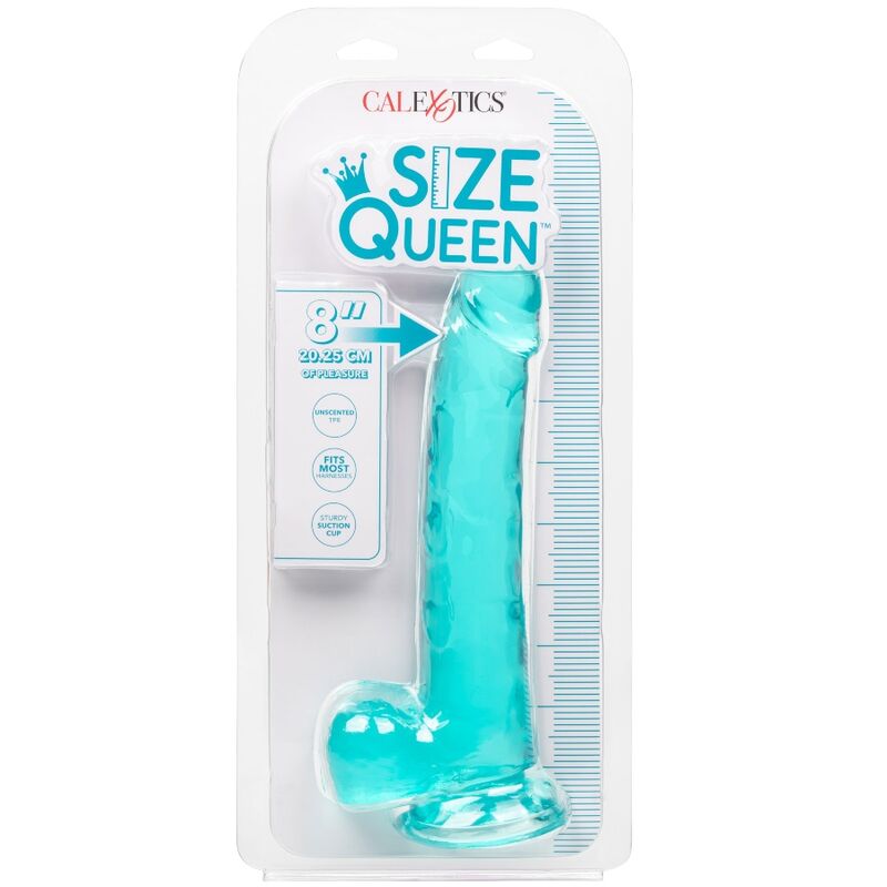 CALEXOTICS - DILDO QUEEN SIZE  20,3 CM BLU