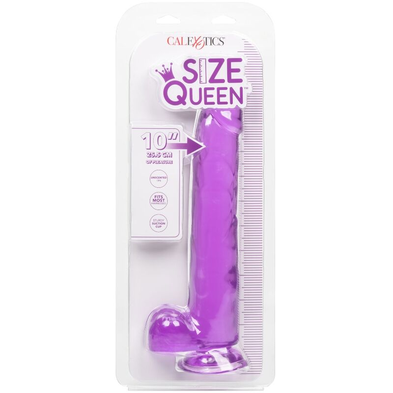 DILDO REALISTICO QUEEN SIZE 25,5 CM VIOLA