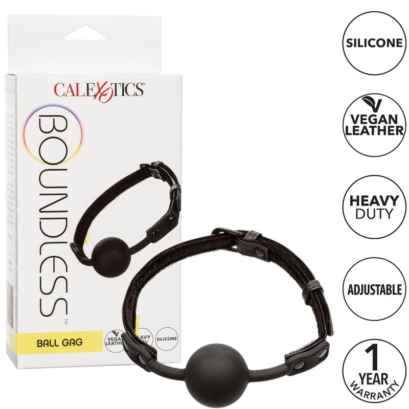 BALL-GAG IN SILICONE, CINTURINO REGOLABILE, COMFORT E CONTROLLO
