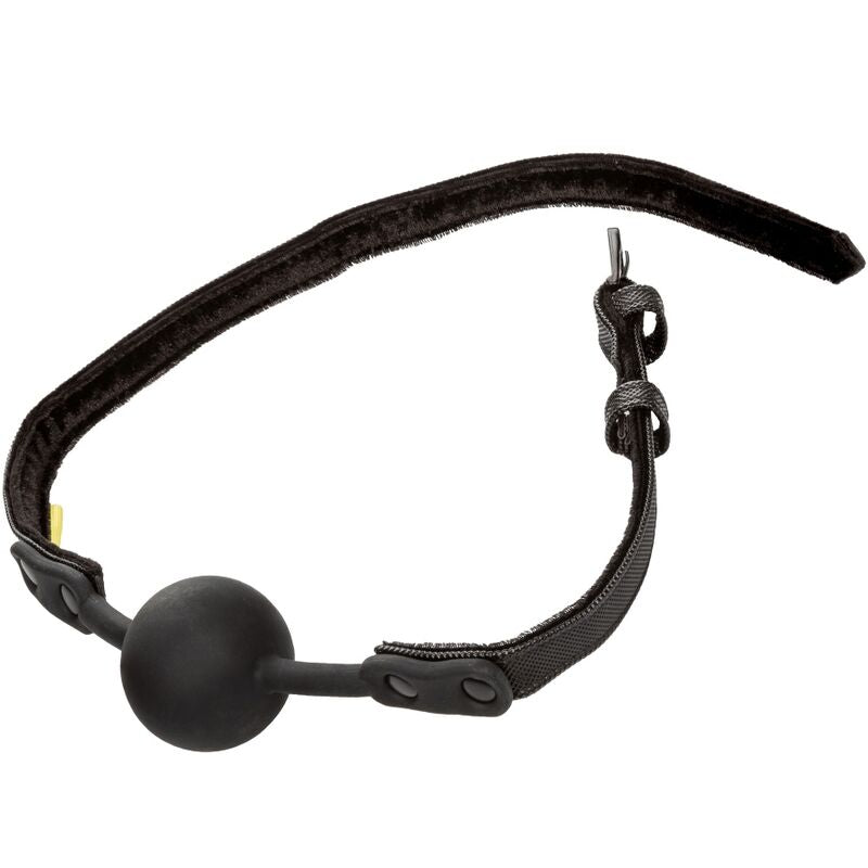 BALL-GAG IN SILICONE, CINTURINO REGOLABILE, COMFORT E CONTROLLO