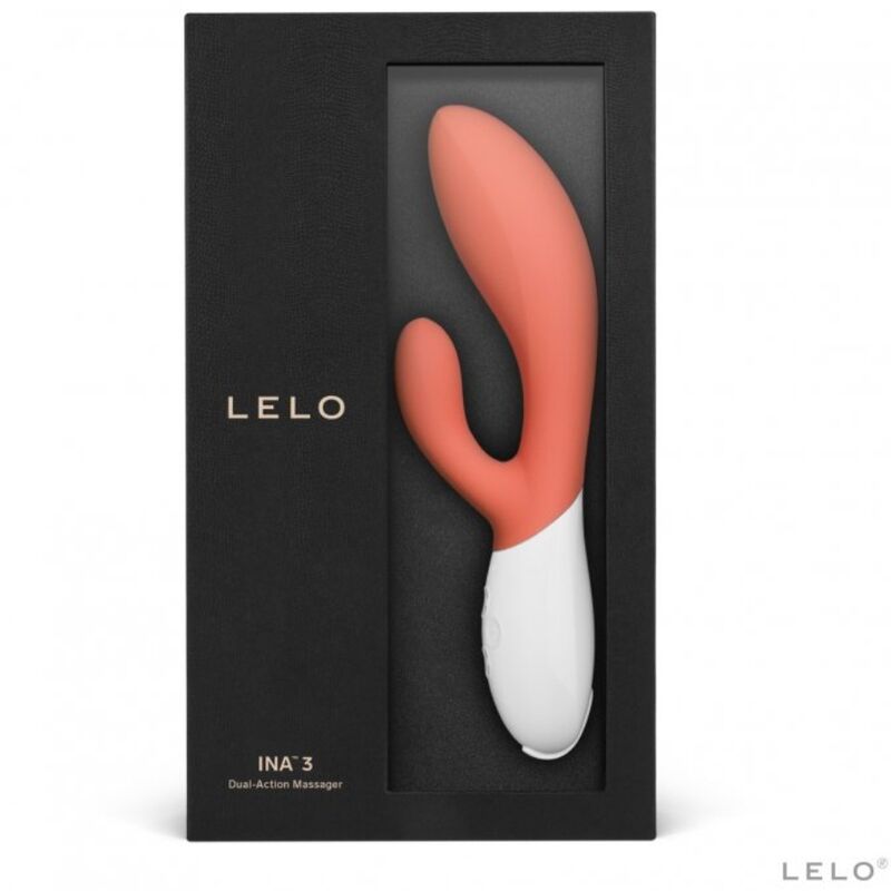 LELO - INA 3 LUXURY VIBRATORE RABBIT CORALLO