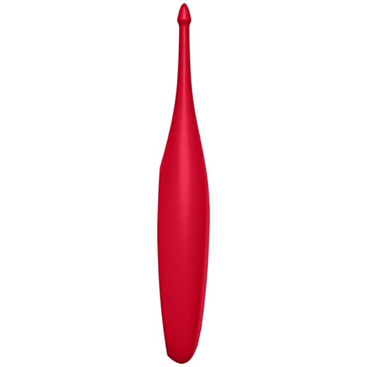 SATISFYER - TWIRLING JOY VIBRATORE CON PUNTA PER CLITORIDE  ROSSO