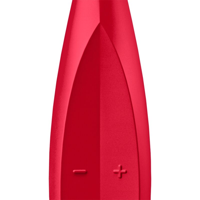 SATISFYER - TWIRLING JOY VIBRATORE CON PUNTA PER CLITORIDE  ROSSO