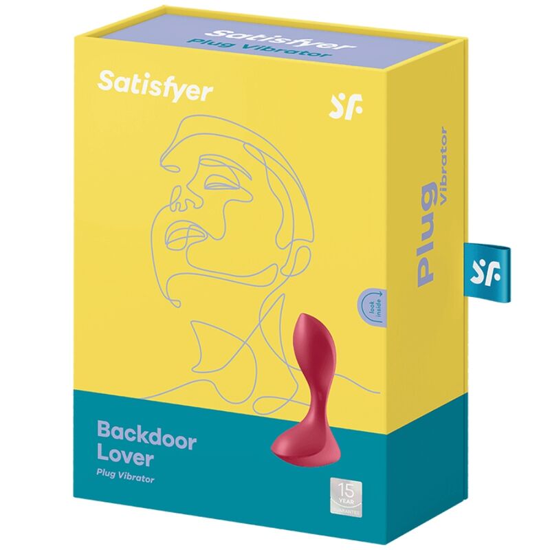 SATISFYER - BACKDOOR LOVER VIBRATORE ANALE ROSSO