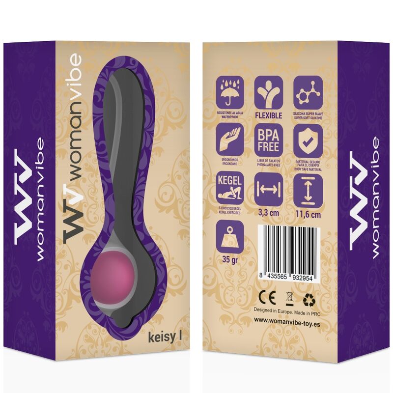 WOMANVIBE - PALLINA GEISHA KEISY I IN SILICONE ROSA