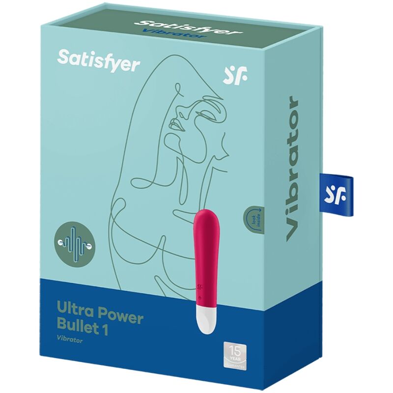 SATISFYER - ULTRA POWER 1 BULLET VIBRANTE ROSSO