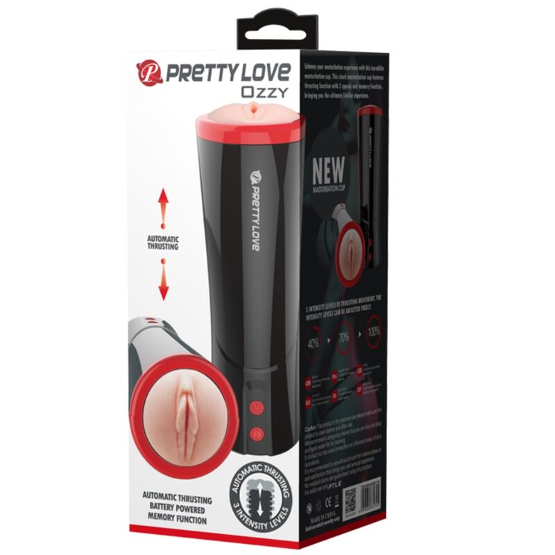 PRETTY LOVE - MASTURBATORE MASCHILE OZZY MULTIFUNZIONE