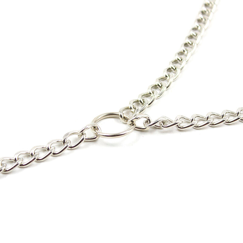 OHMAMA FETISH - MORSETTI PER CAPEZZOLI CON CATENELLA 4 PEZZI