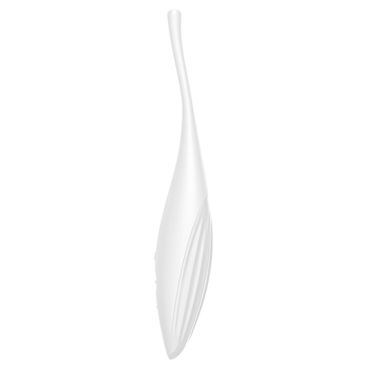 SATISFYER - TWIRLING JOY VIBRATORE  CON PUNTA PER CLITORIDE   BIANCO