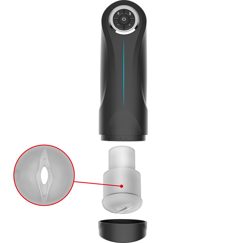 JAMYJOB - MILKER MASTURBATORE CON FUNZIONE DI SPINTA E FUNZIONE AUDIO