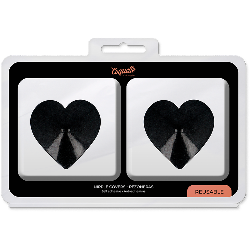 COQUETTE CHIC DESIRE - COPRICAPEZZOLI CUORI NERI
