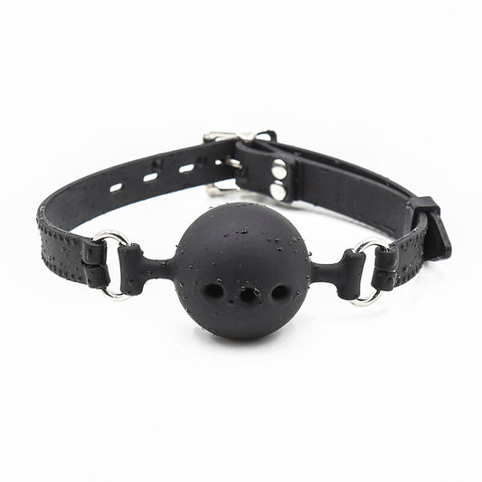 OHMAMA FETISH - BALL GAG FORATO IN SILICONE TAGLIA L