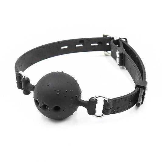 OHMAMA FETISH - BALL GAG IN SILICONE FORATO TAGLIA L