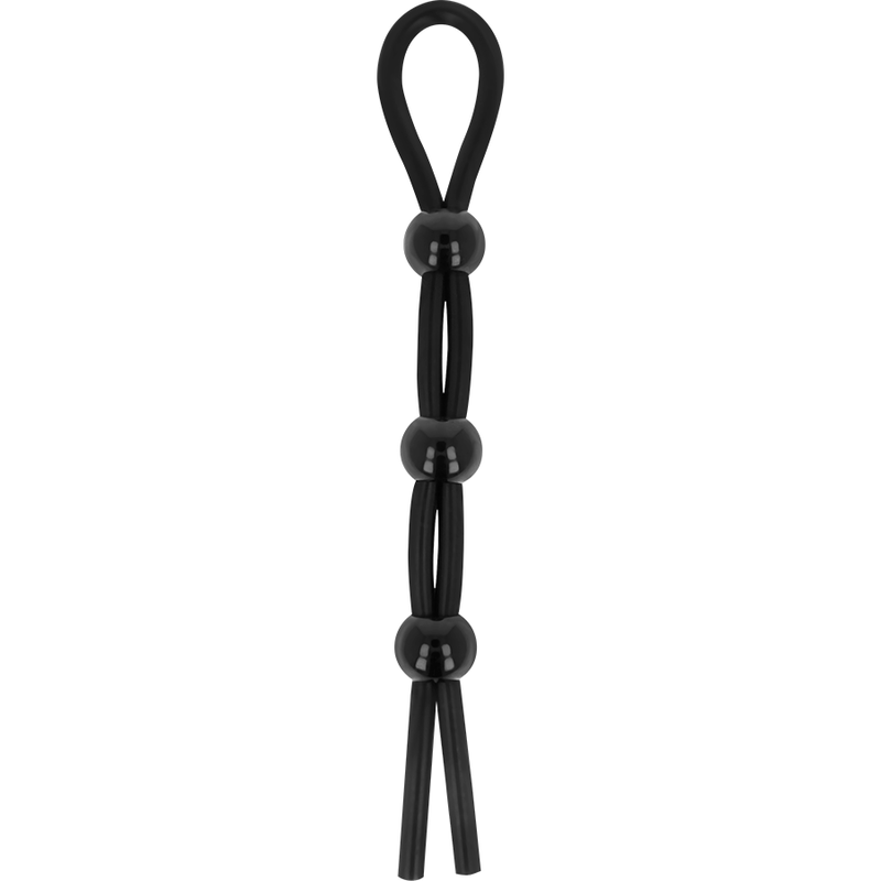OHMAMA FETISH - ANELLO PENE CON LACCIO PENE E TESTICOLI