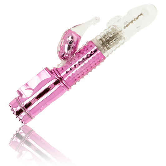 OHMAMA - VIBRATORE CON FUNZIONE DI ROTAZIONE E STIMOLAZIONE CLITORIDE