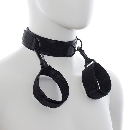 OHMAMA FETISH - MANETTE E COLLARE IN NYLON