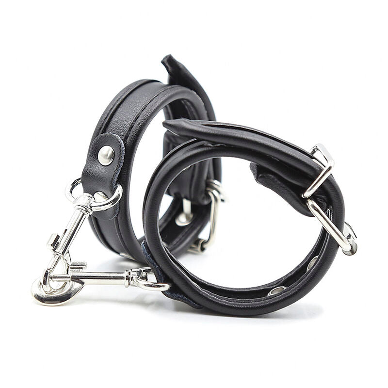 OHMAMA FETISH - MANETTE CON CINTURINO IN PELLE