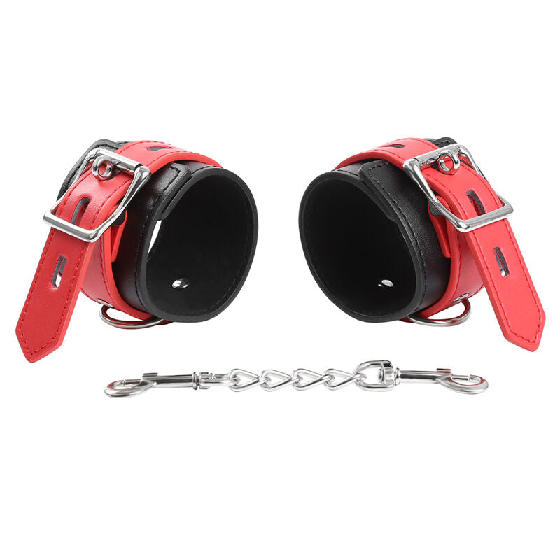 OHMAMA FETISH - CINTURE PER POLSI CON FIBBIA DI SICUREZZA