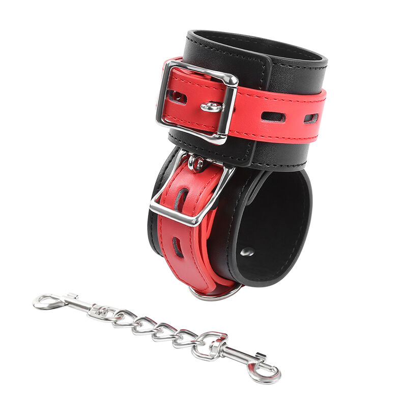 OHMAMA FETISH - CINTURE PER POLSI CON FIBBIA DI SICUREZZA