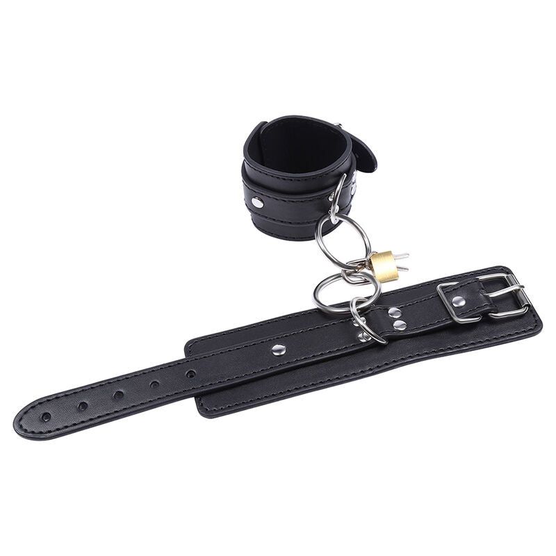 OHMAMA FETISH - CINTURE PER POLSI CON BLOCCAGGIO A O-RING