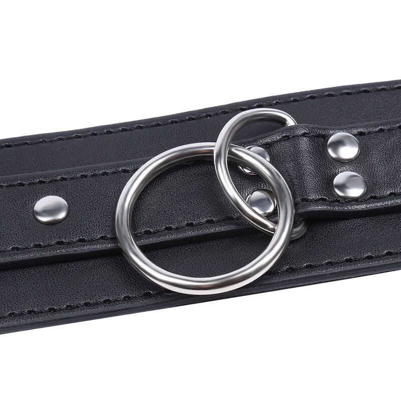 OHMAMA FETISH - CINTURE PER POLSI CON BLOCCAGGIO A O-RING